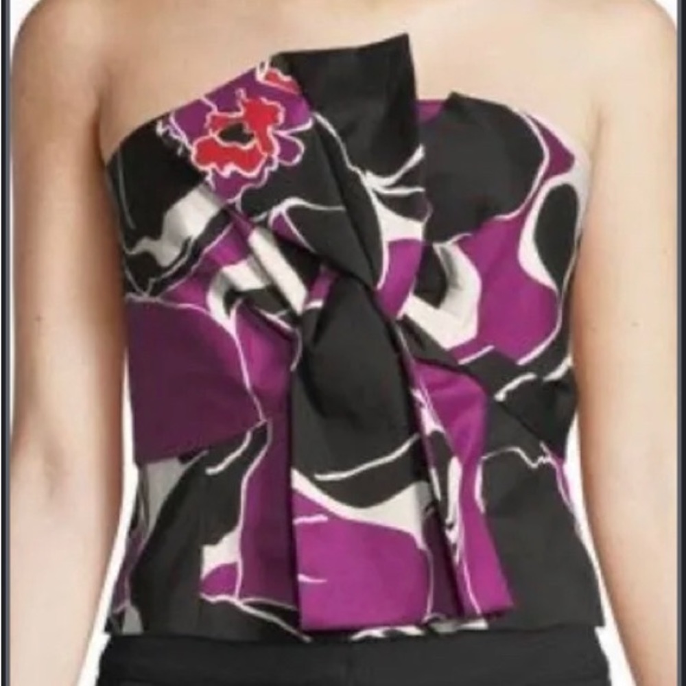 NWT Trina Turk Laquer Corset Top
